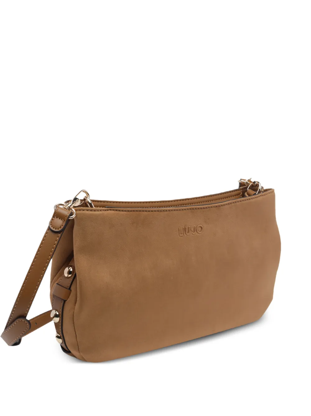 LIU JO Medium microvezel crossbodytas Bruin