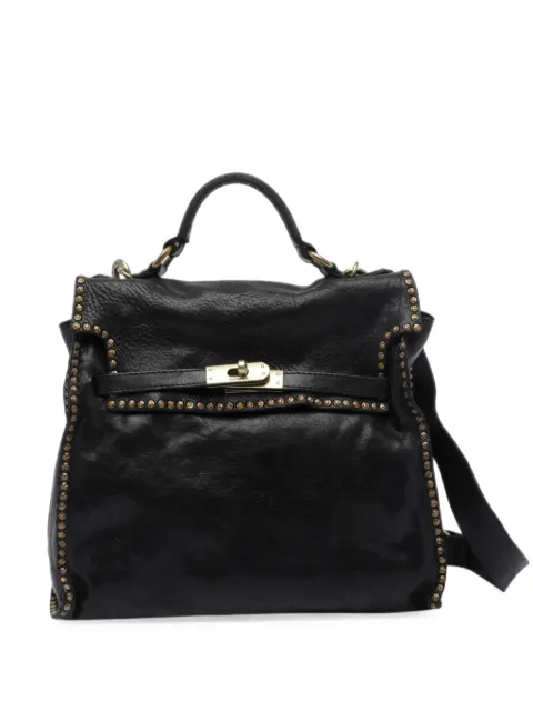 Campomaggi Ginevra studded leather tote bag