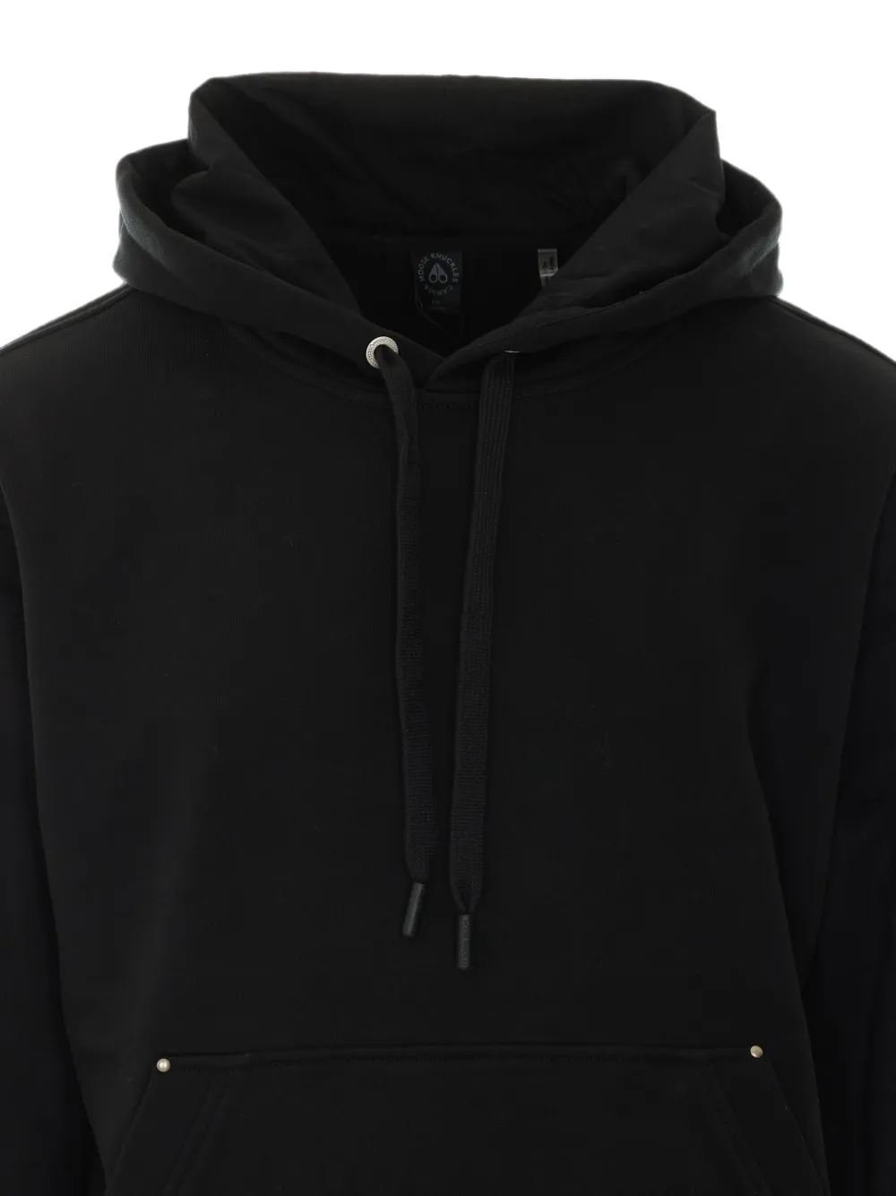Moose Knuckles Hartsfield hoodie met logo-patch Zwart