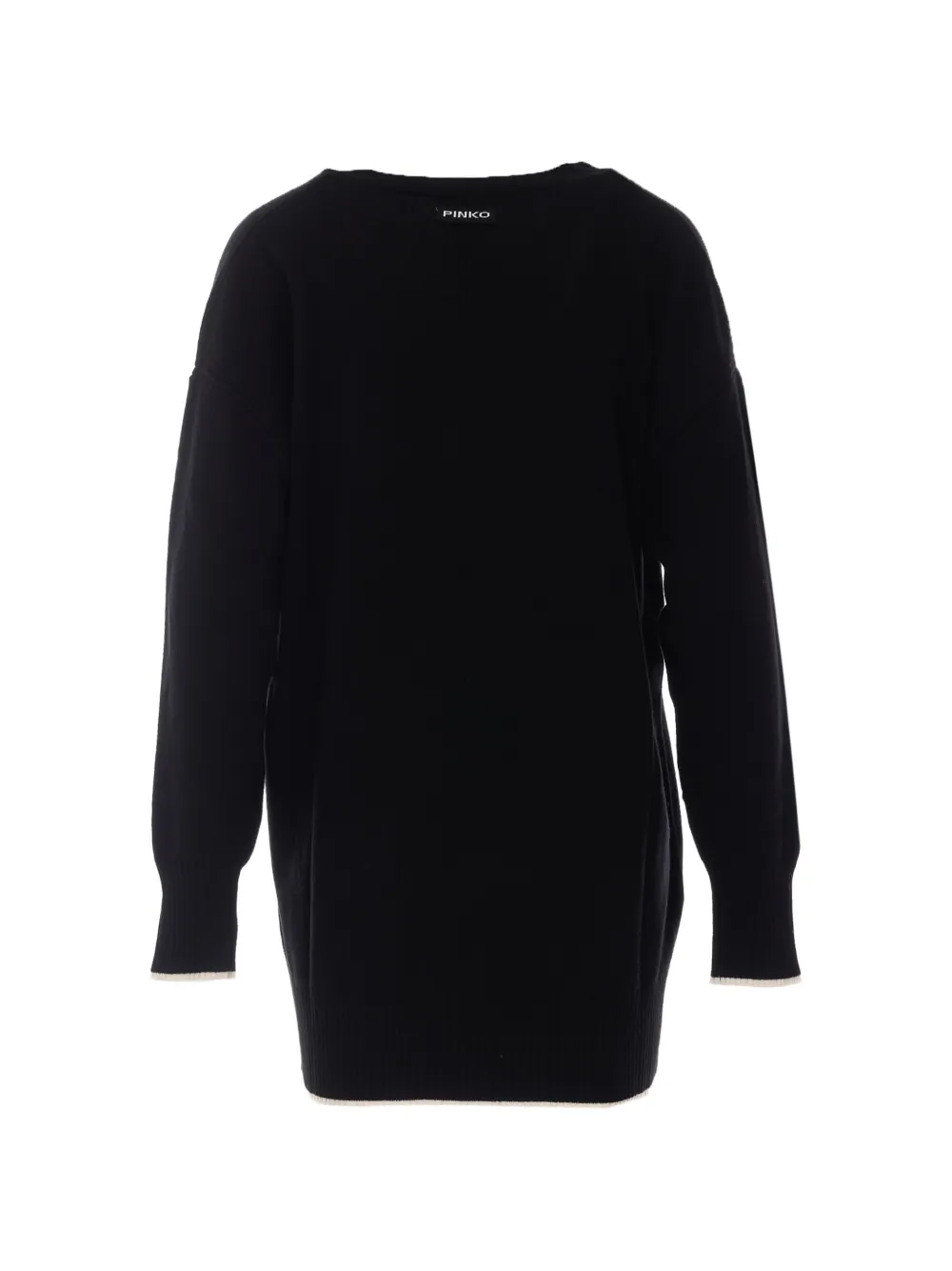 PINKO Oversized vest met contrasterende afwerking Zwart