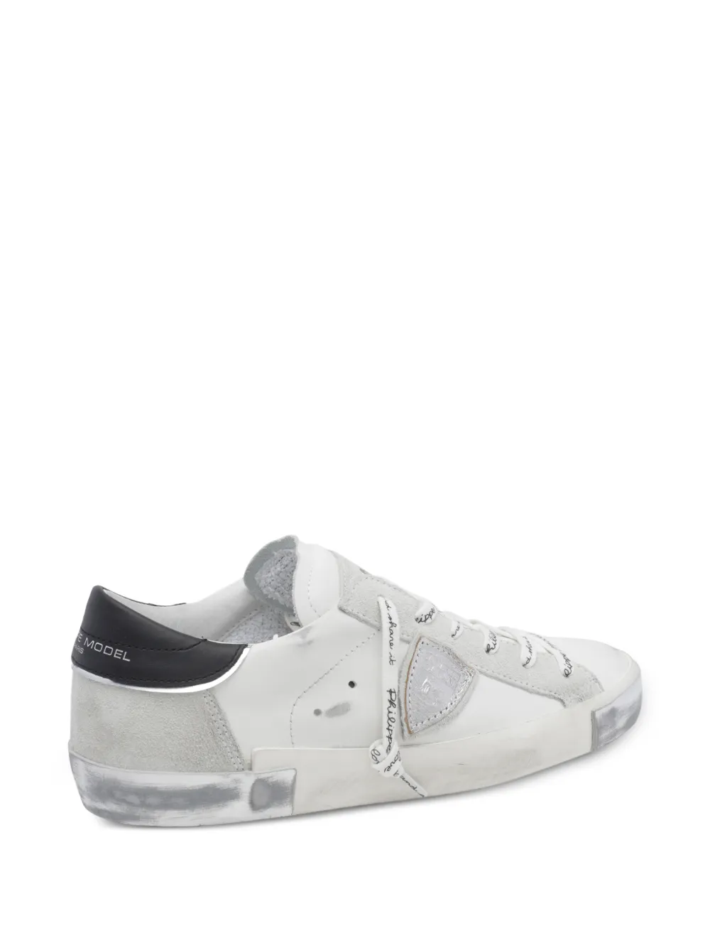 Philippe Model Paris Prsx logo-patch leather sneakers - Weiß