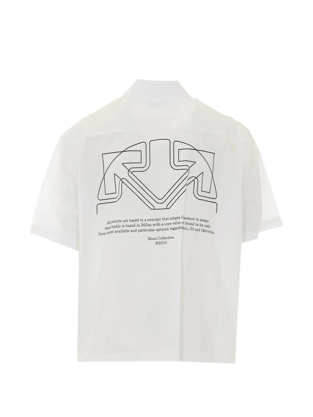 Off-White Overhemd met korte mouwen Wit