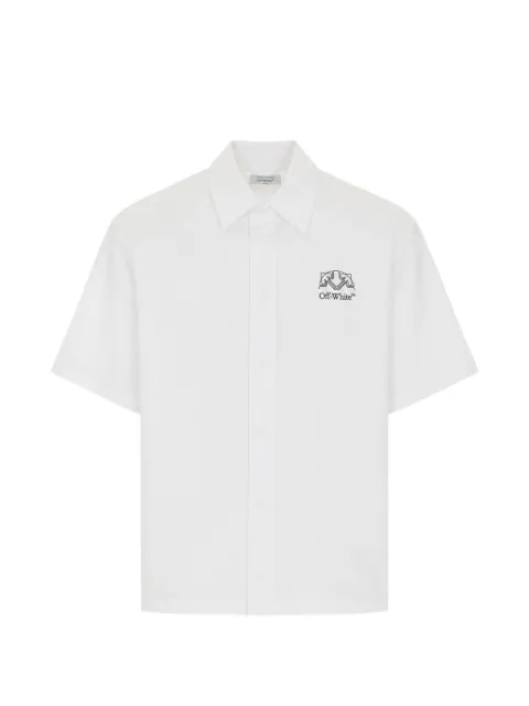 Off-White logo-print short-sleeve shirt