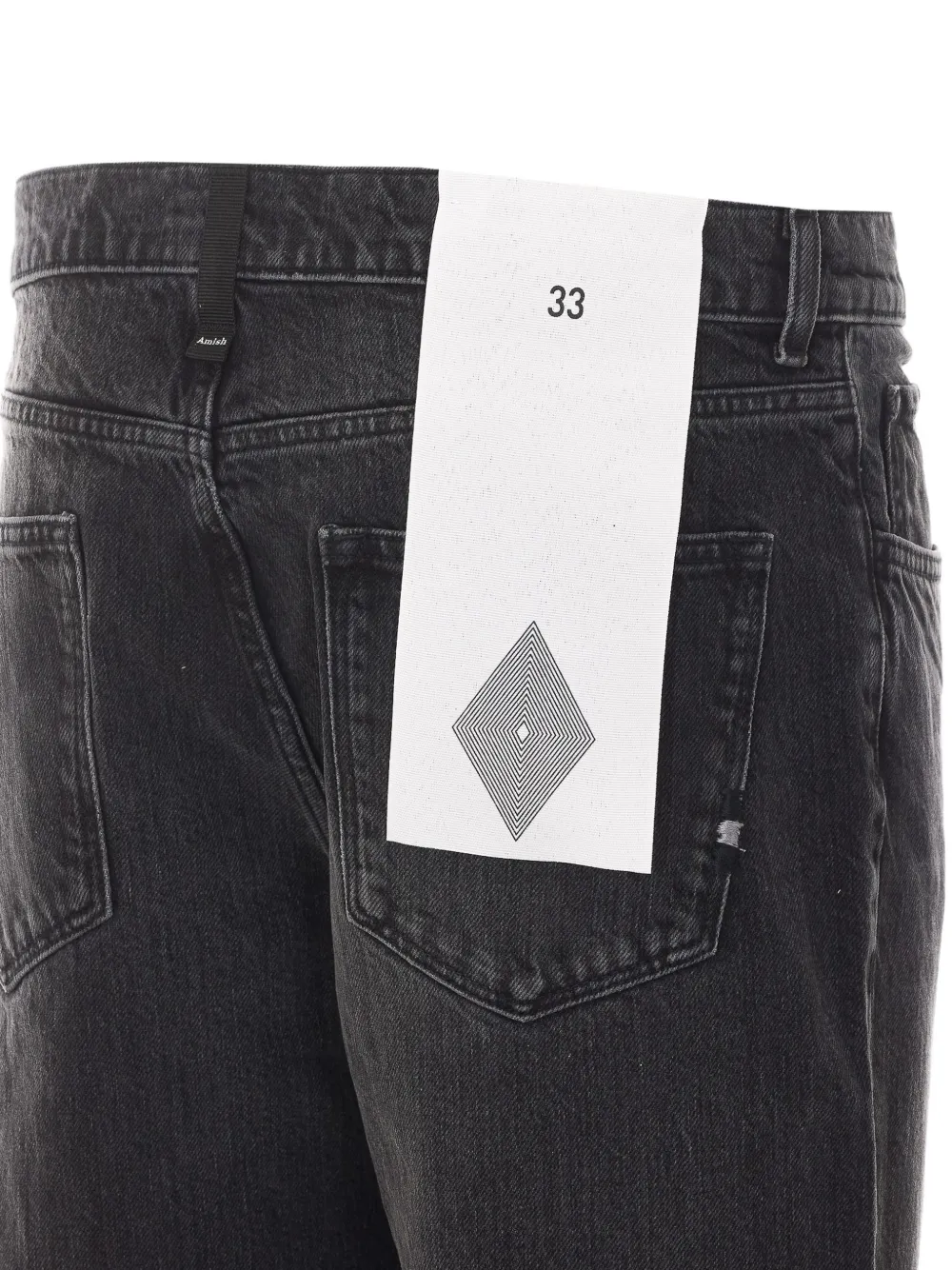 AMISH Jeremiah jeans met vervaagd effect Zwart