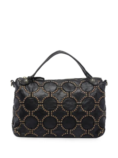 Campomaggi stud-embellished leather tote bag