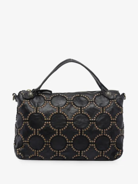 Campomaggi stud-embellished leather tote bag