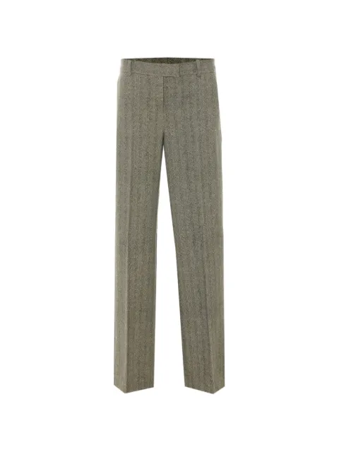 Circolo 1901 herringbone-pattern tailored trousers