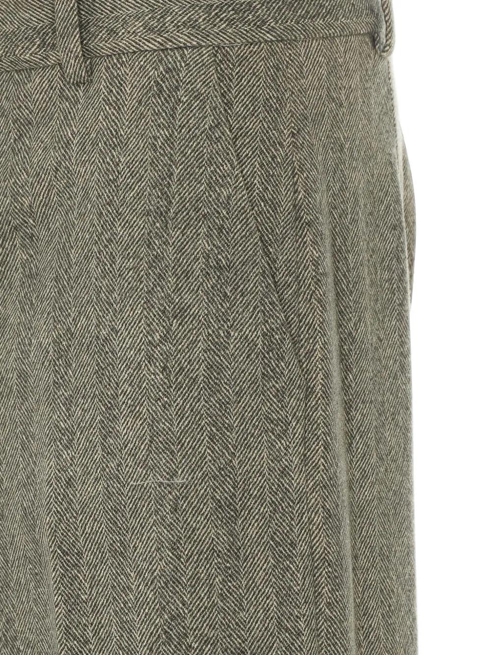Circolo 1901 Broek met visgraat-patroon Grijs