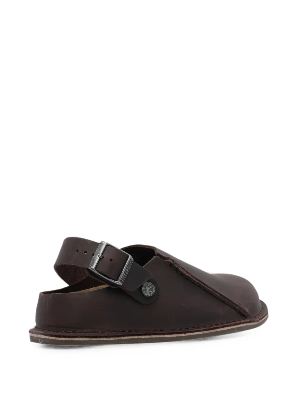 Birkenstock Lutry Premium leren muiltjes Bruin