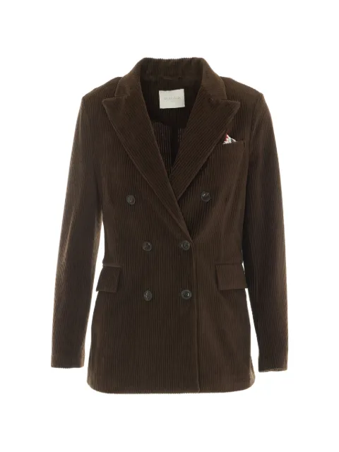 Circolo 1901 blazer de pana con doble botonadura