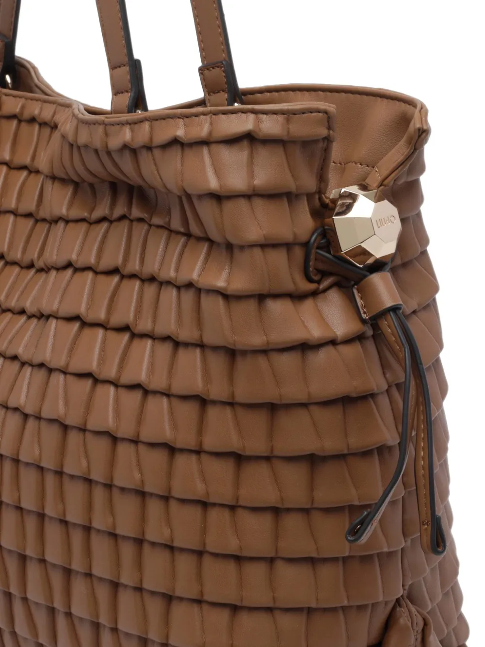 LIU JO Grote Riccy tas met reliëf Bruin