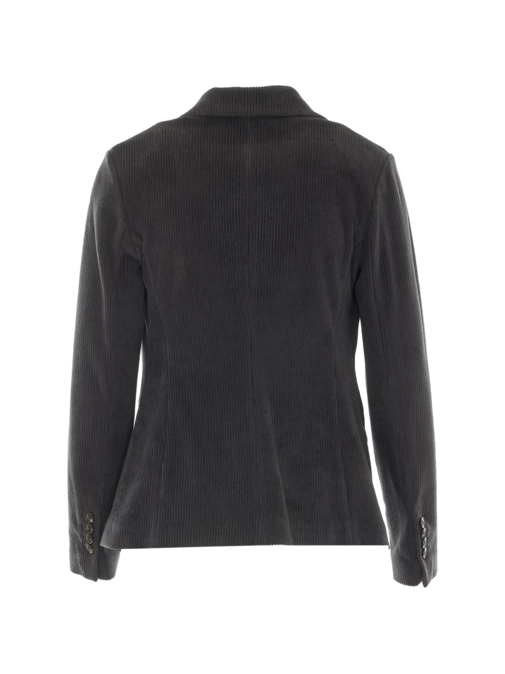 Circolo 1901 Blazer met gekerfde revers en ribfluwelen effect Grijs