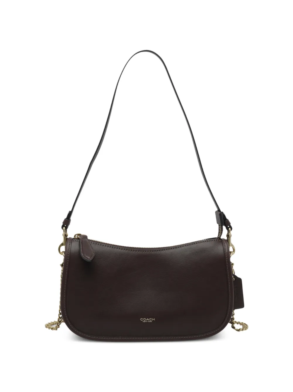 Coach Waverly leather shoulder bag - Marrone