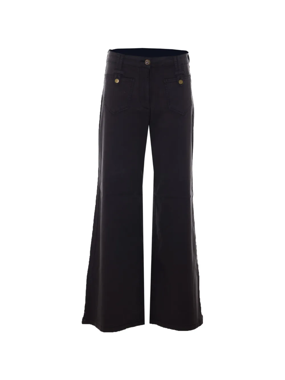 LIU JO patch-pocket wide-leg jeans - Nero