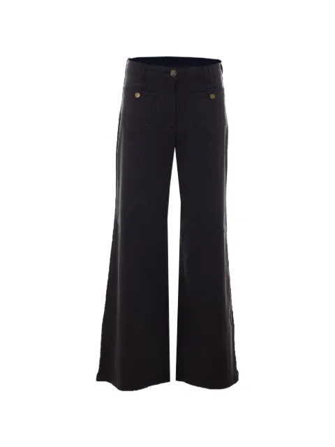 LIU JO patch-pocket wide-leg jeans