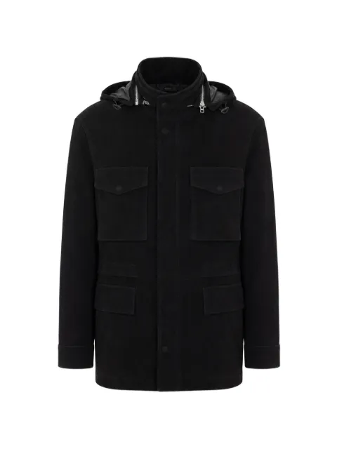 TOM FORD chaqueta de ante con capucha