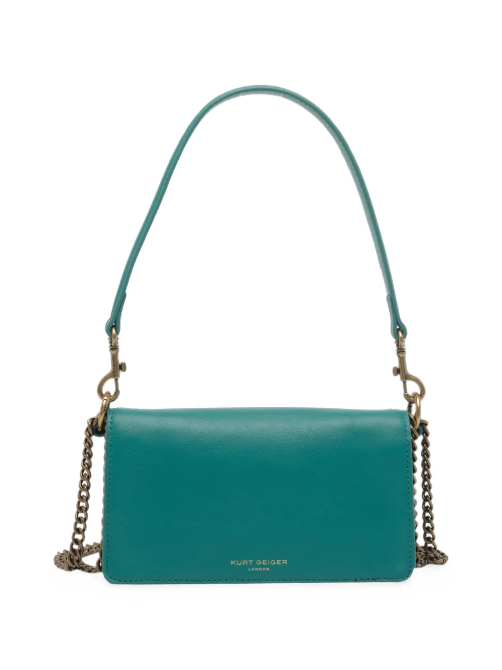 Kurt Geiger London Schoudertas verfraaid met kristallen en adelaar-patroon Groen