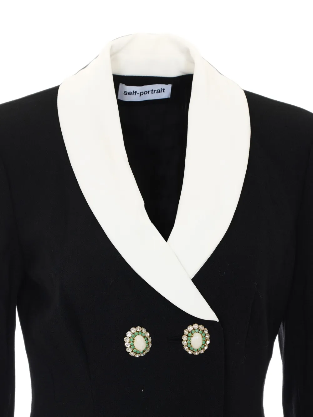 Self-Portrait Blazer mini-jurk Zwart