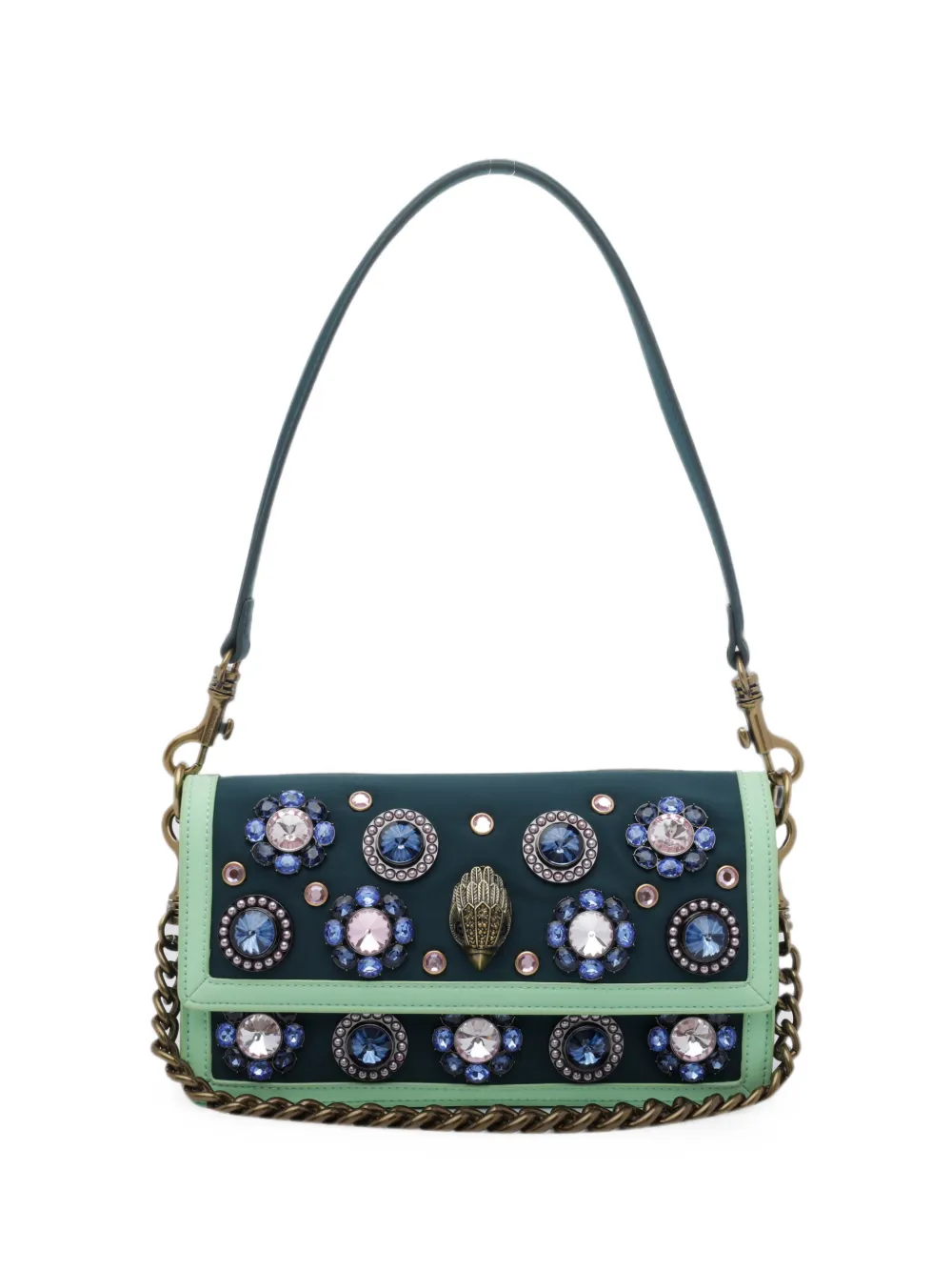 Kurt Geiger London Sloane Gem shoulder bag - Verde