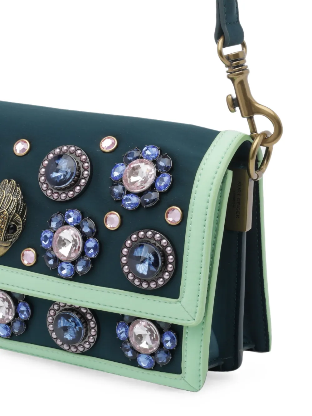 Kurt Geiger London Sloane Gem schoudertas Groen