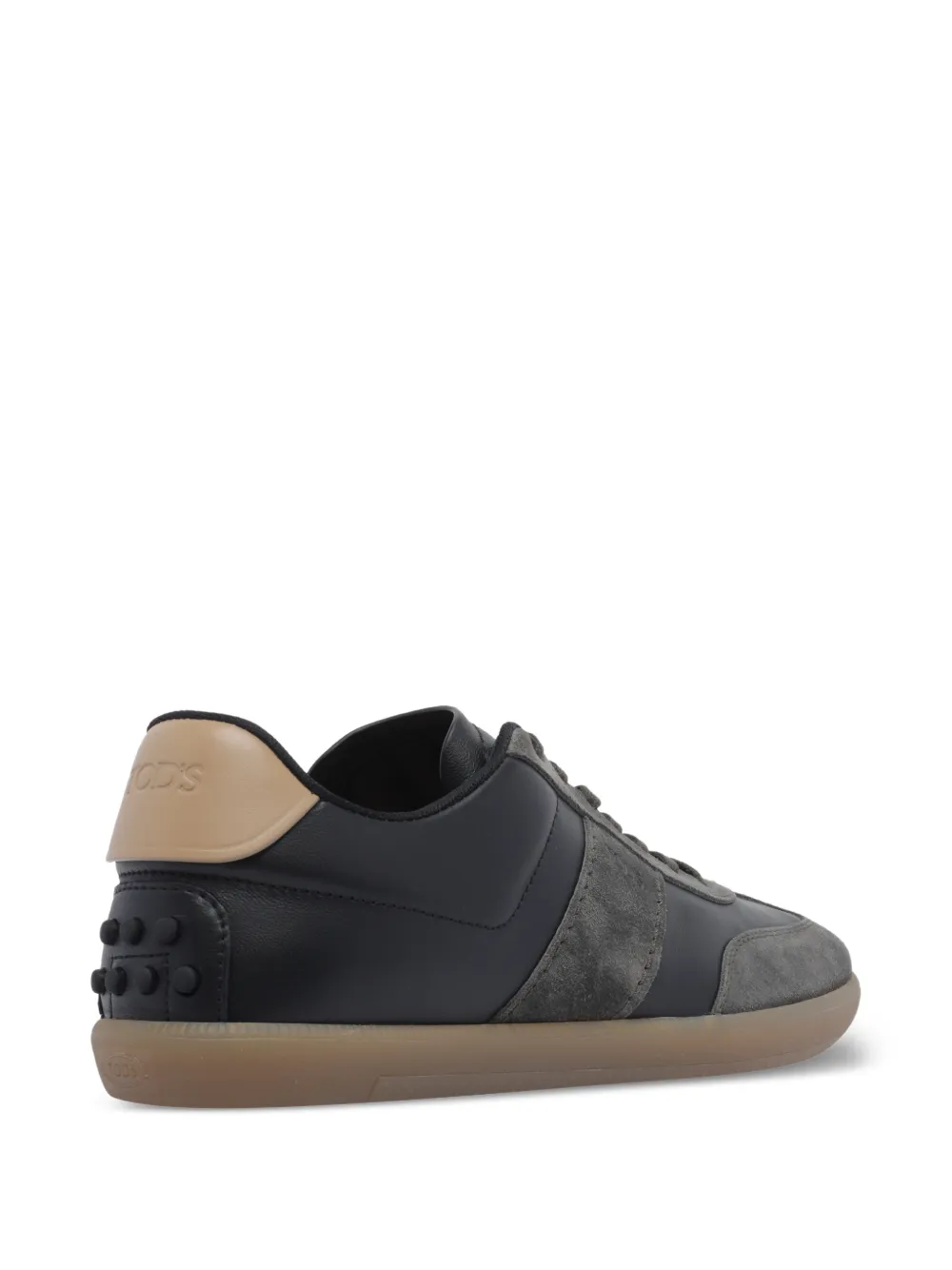 Tod's suede-panelled sneakers Grijs