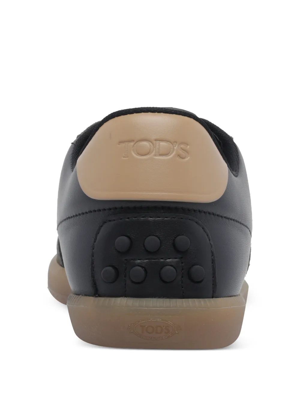 Tod's suede-panelled sneakers Grijs