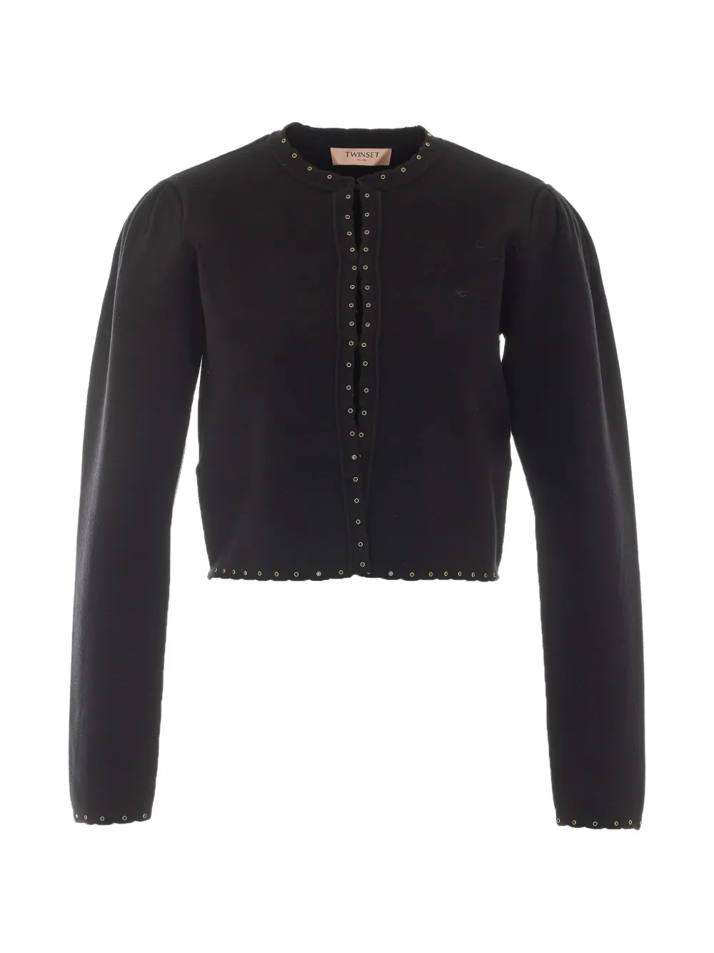 TWINSET Cardigan con perline - Nero
