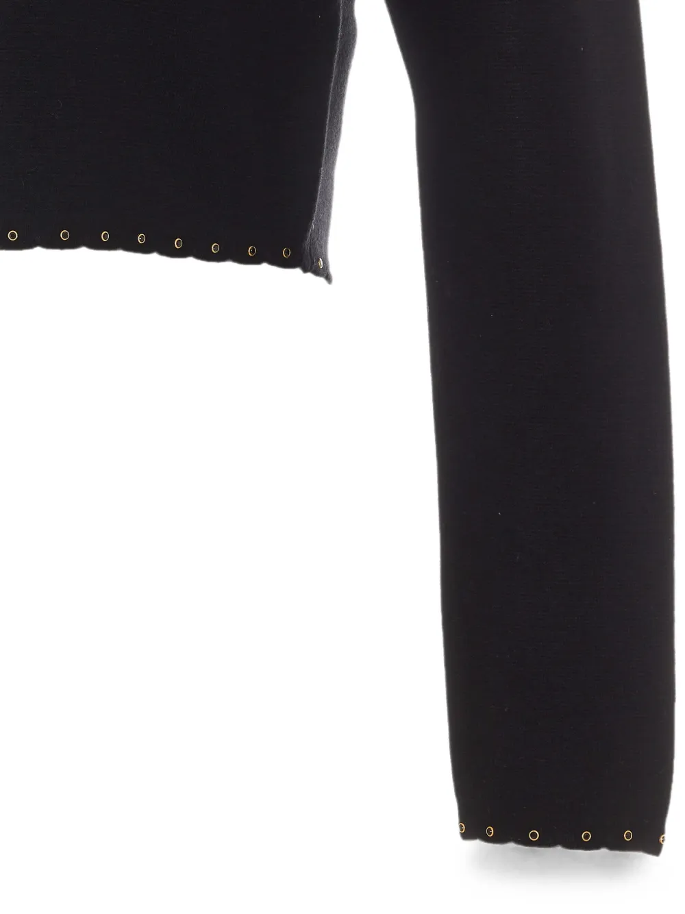 TWINSET Cropped vest Zwart