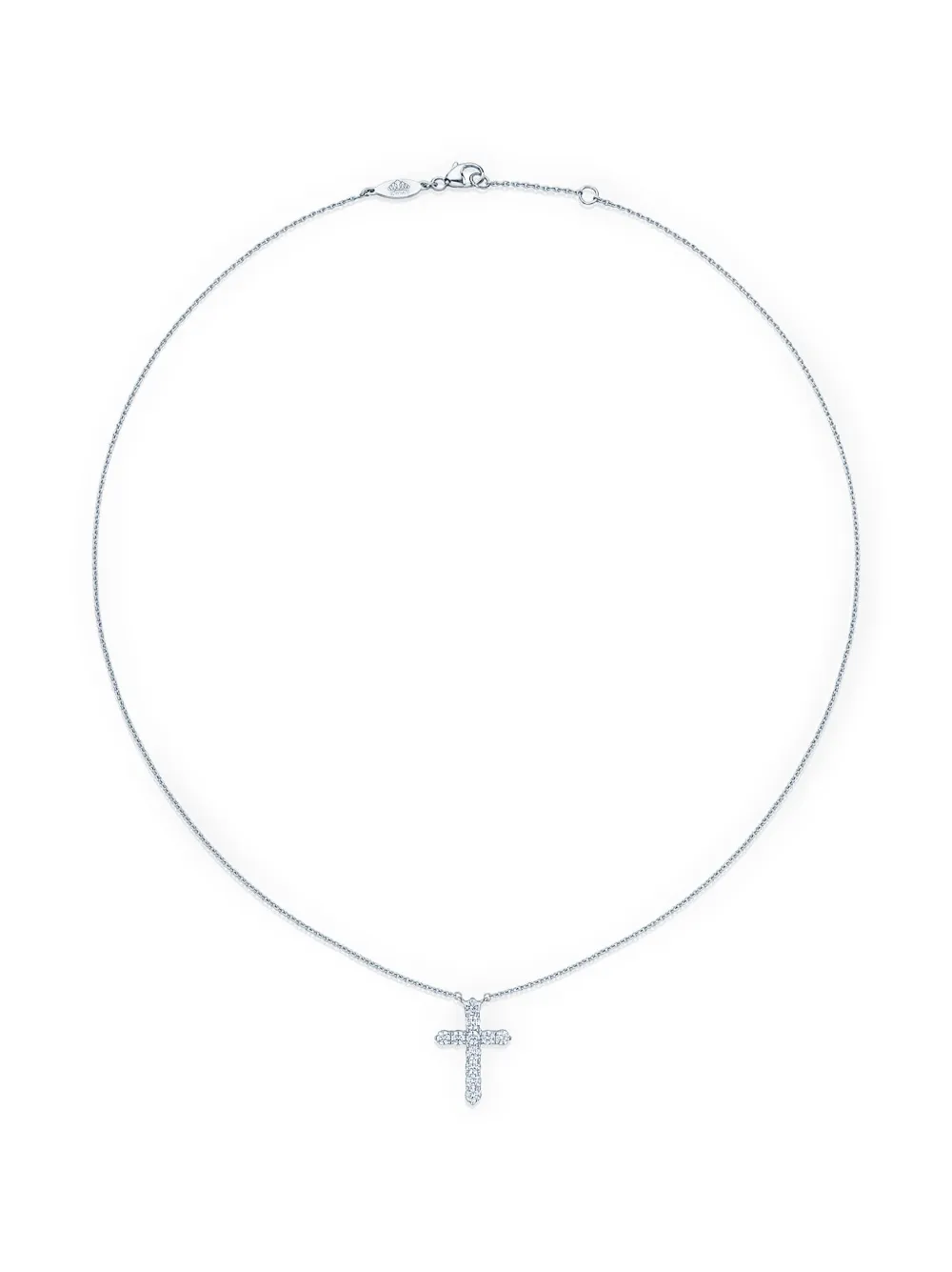 KWIAT diamond cross necklace - Silber