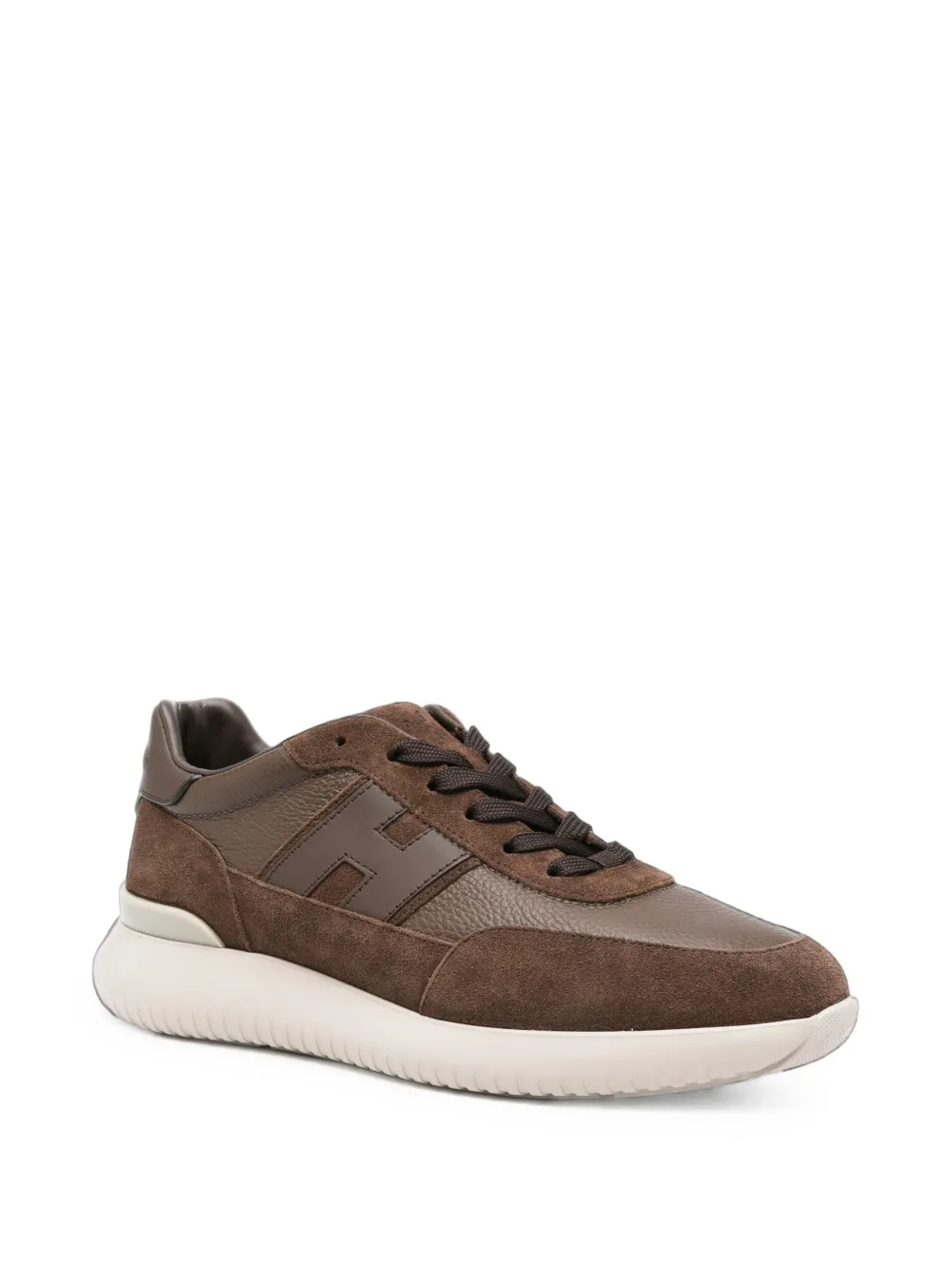 Hogan H-logo panelled sneakers Bruin