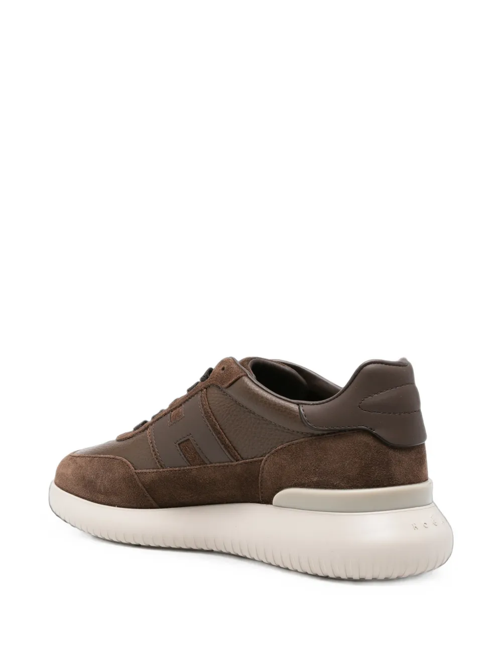 Hogan H-logo panelled sneakers Bruin
