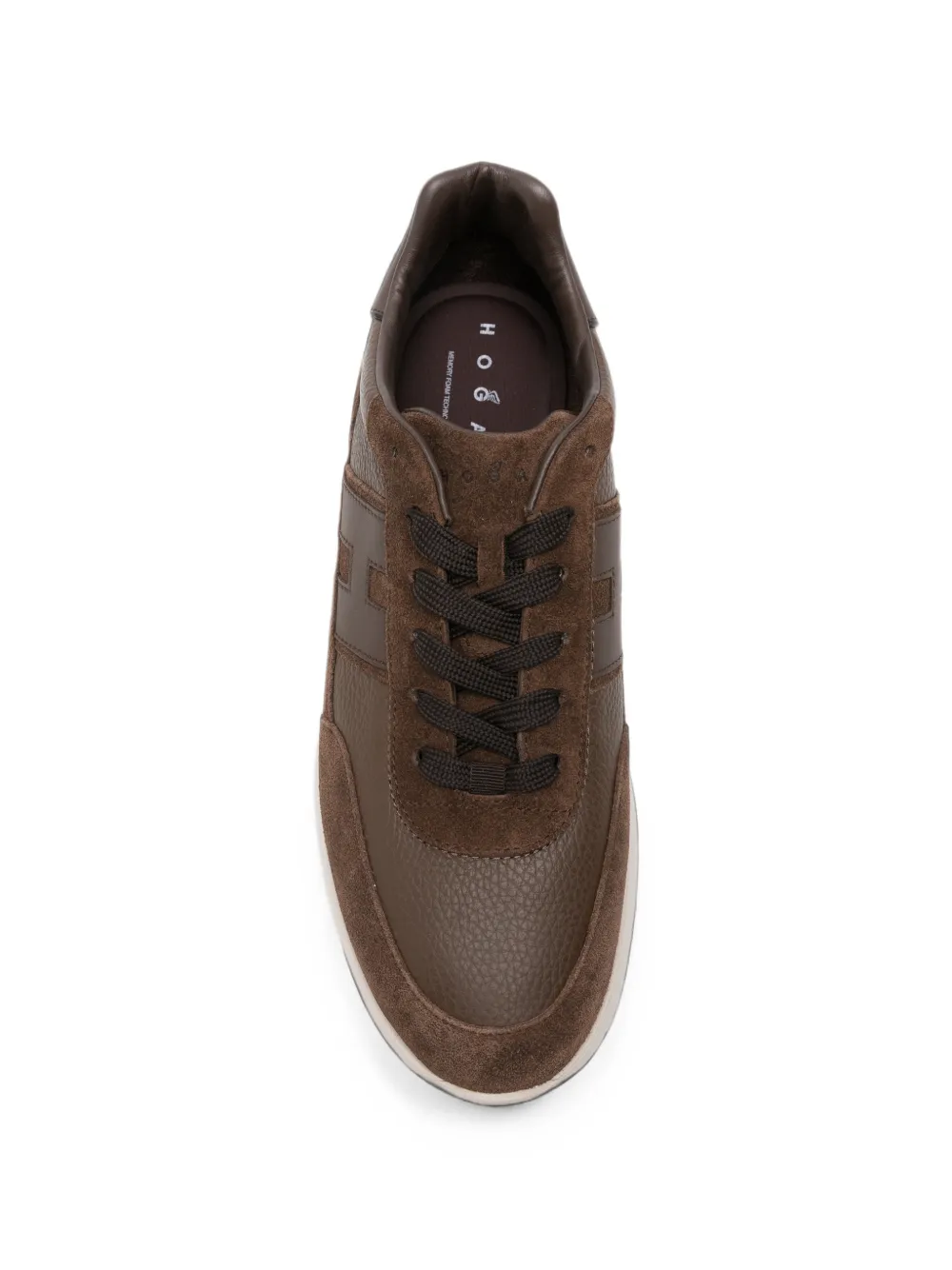 Hogan H-logo panelled sneakers Bruin