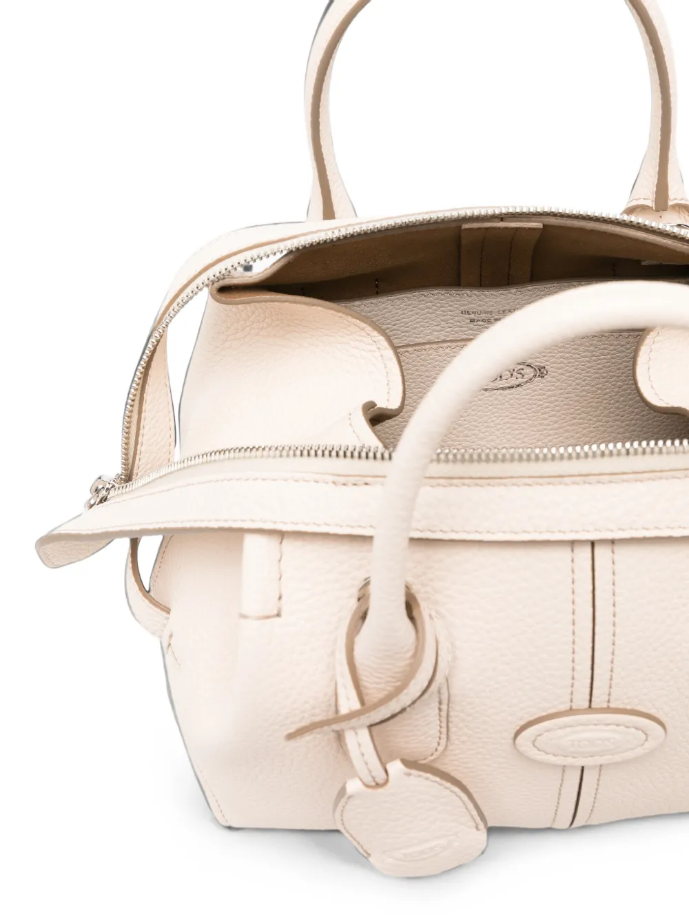 Tod's Shopper met logo-reliëf Beige