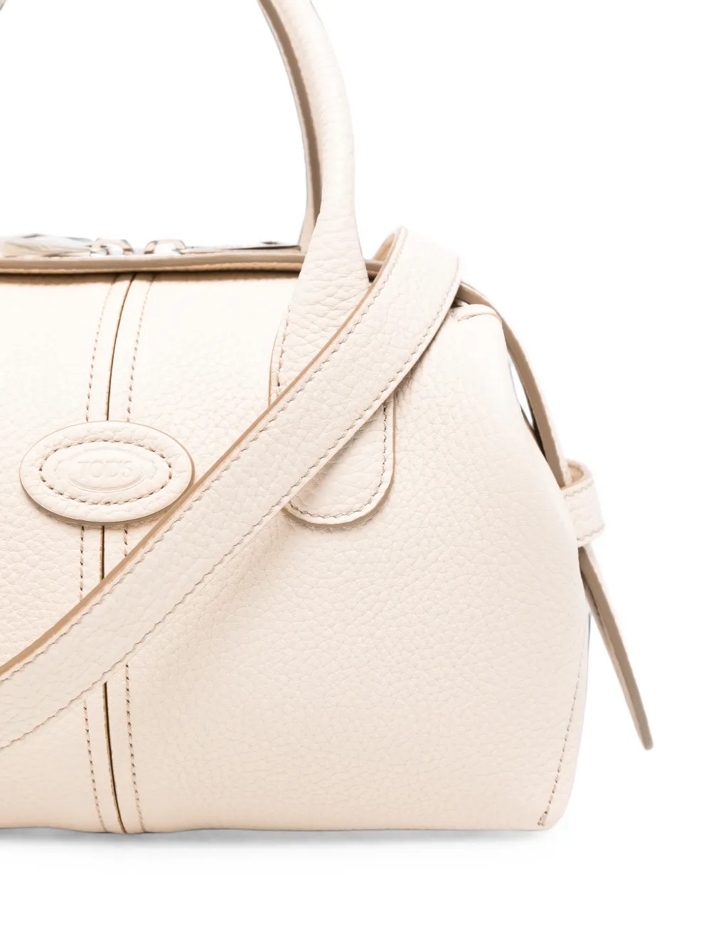 Tod's Shopper met logo-reliëf Beige