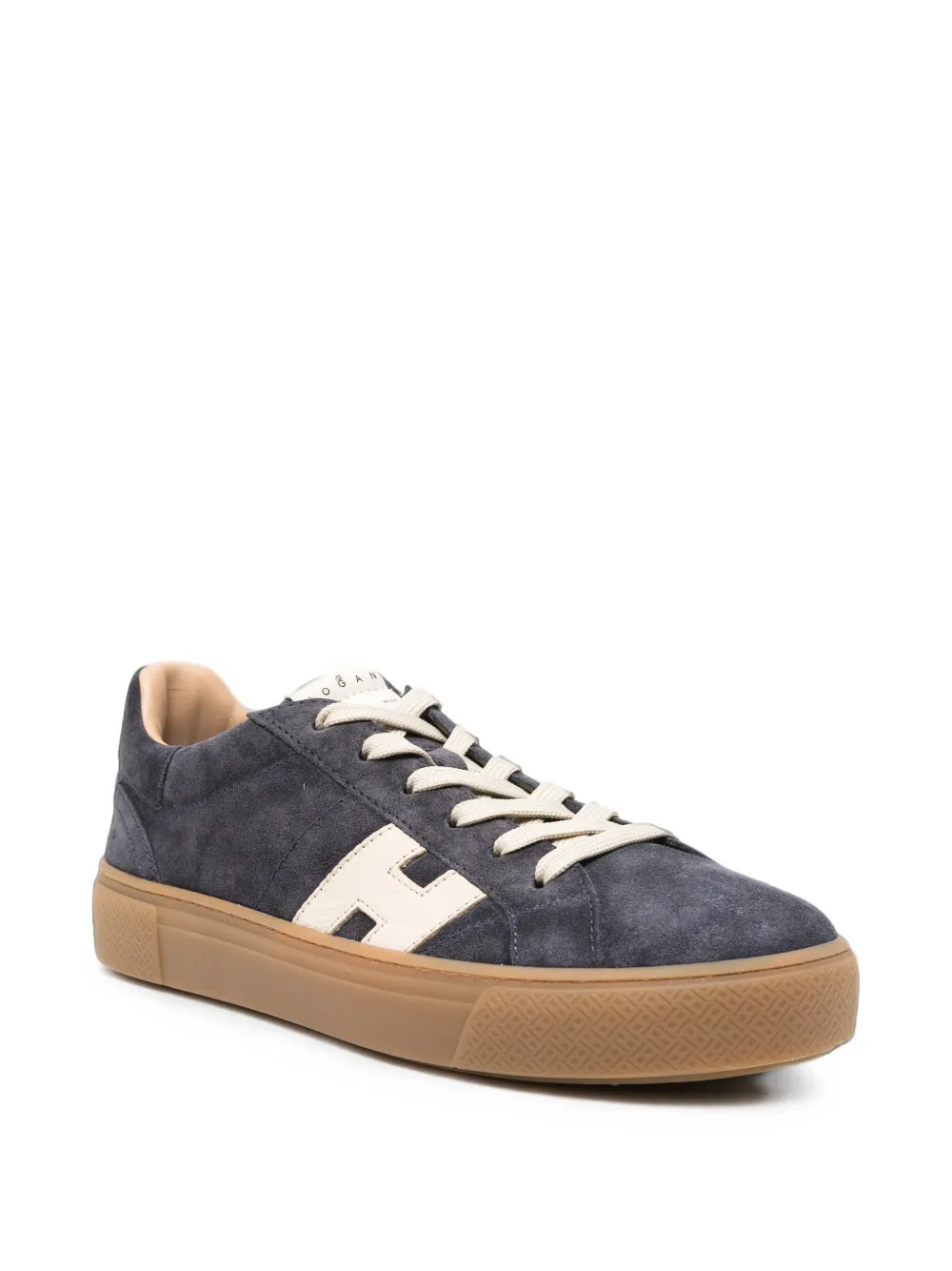 Hogan Sneakers met logopatch Blauw