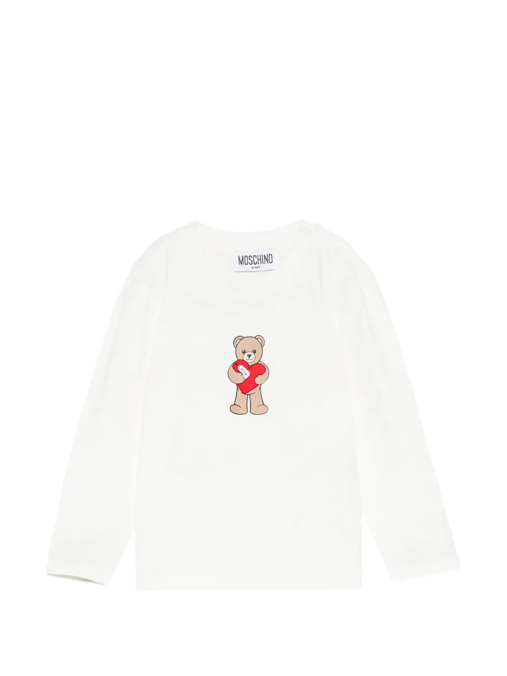 Moschino Kids Teddy Bear print T-shirt - Bianco