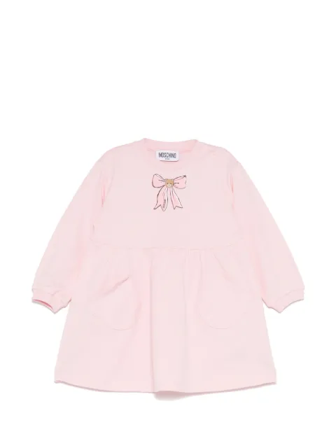 Moschino Kids Abito Teddy Bear con stampa