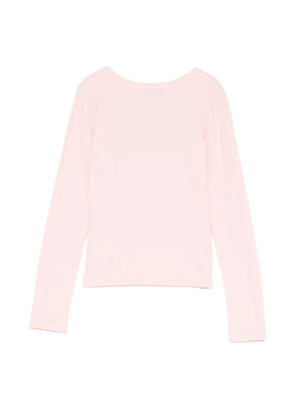 Moschino Kids logo-embroidered T-shirt Roze