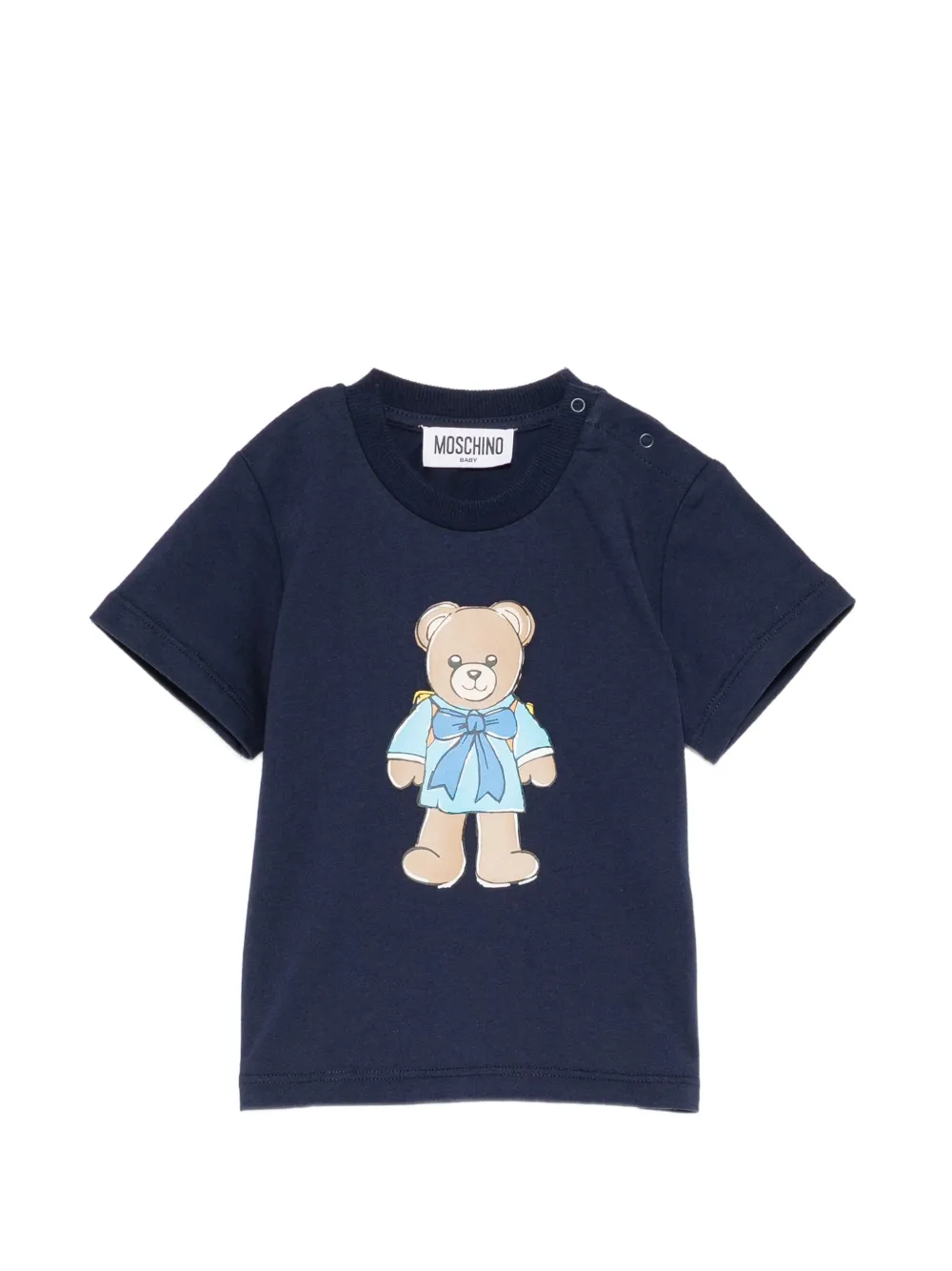 Moschino Kids T-shirt con stampa Teddy Bear - Blu
