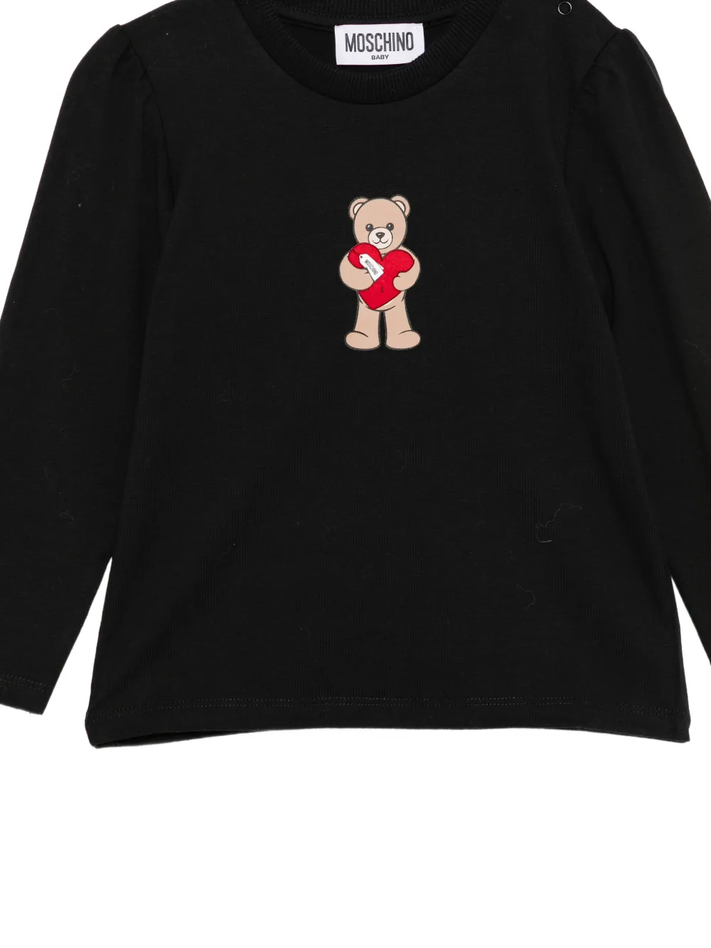 Moschino Kids Teddy Bear T-shirt Zwart