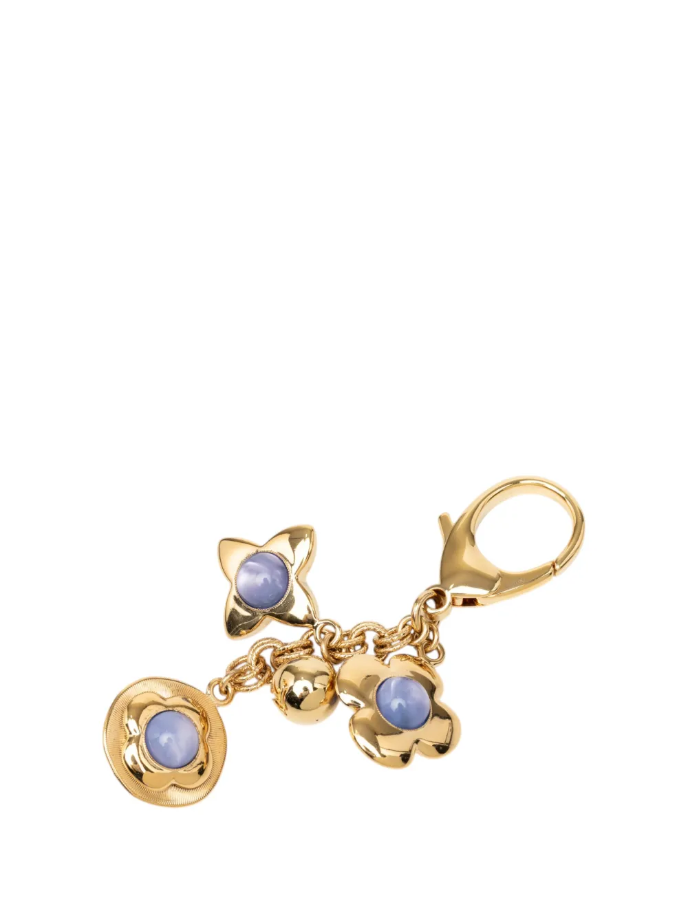 Louis Vuitton Pre-Owned 2011 Gold Plated Bijoux Sac Tresor Bag Charm and key chain