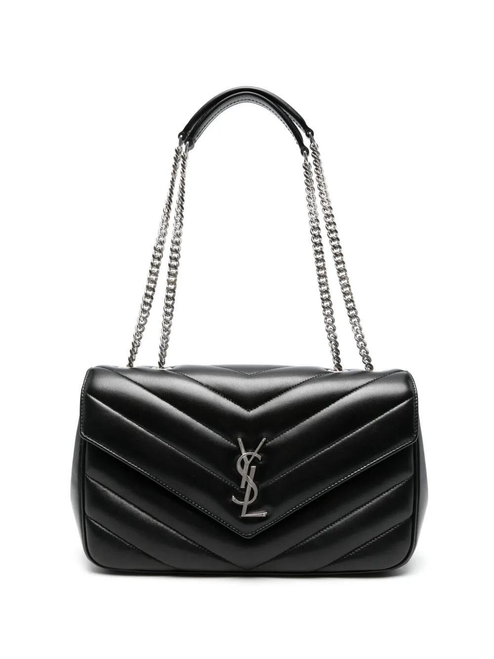 Saint Laurent medium LouLou matelassé leather shoulder bag - Nero