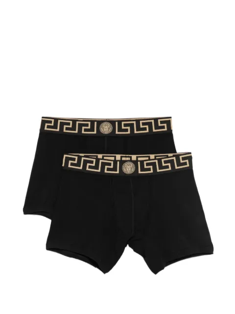 Versace Greca border long trunks 2-pack