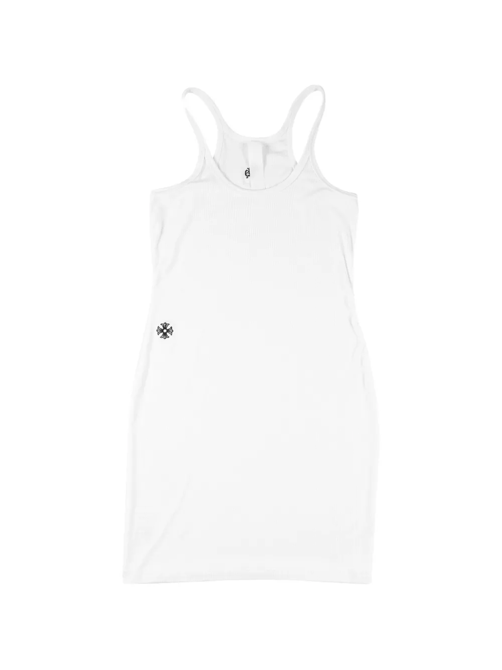 Chrome Hearts Bad Seed logo-embroidered ribbed tank top - Bianco