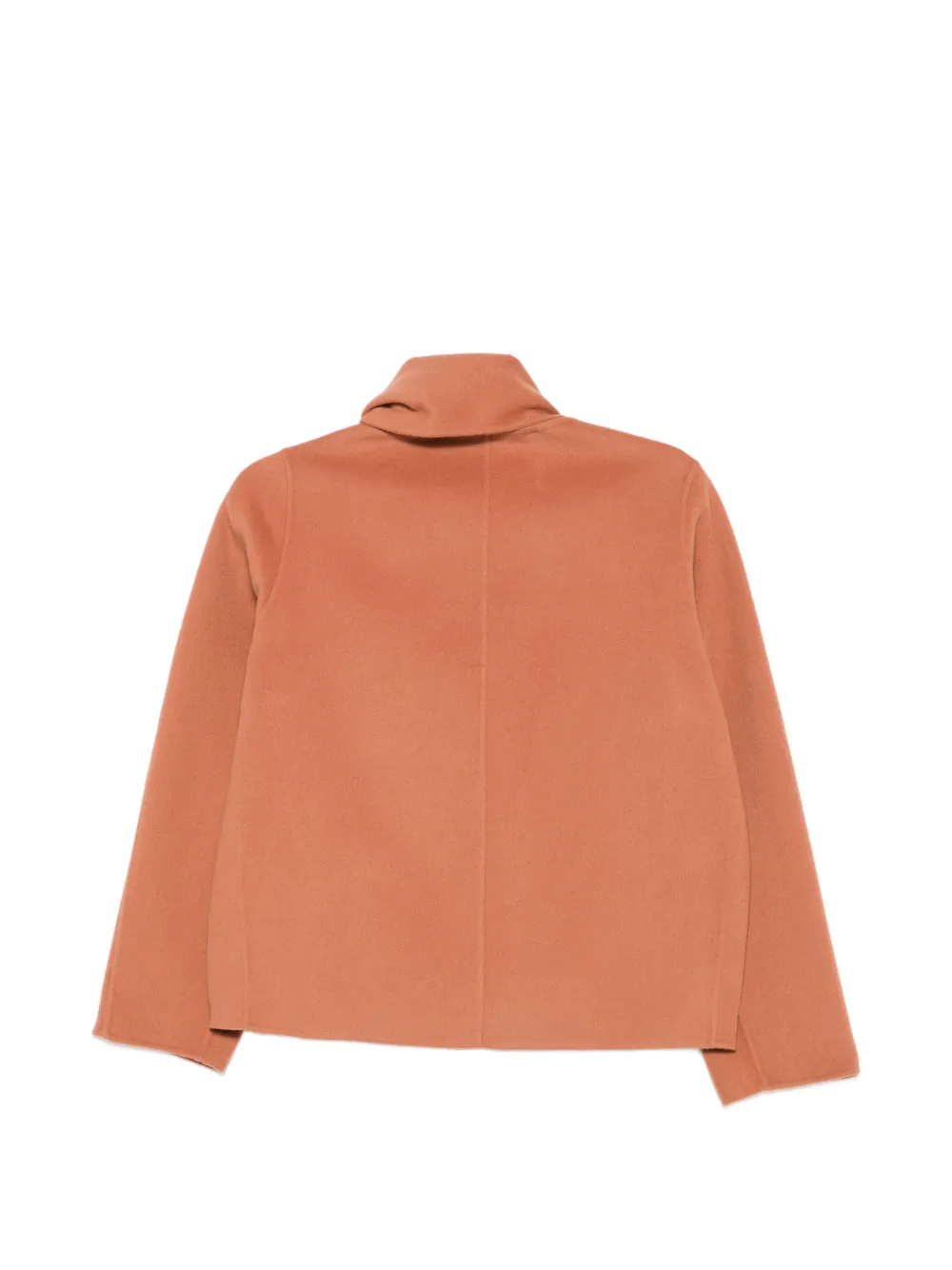 Luisa Cerano scarf-detail wool jacket Oranje