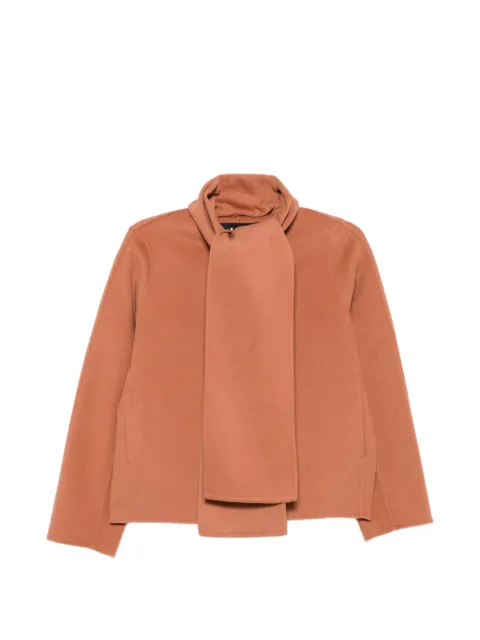 Luisa Cerano scarf-detail wool jacket