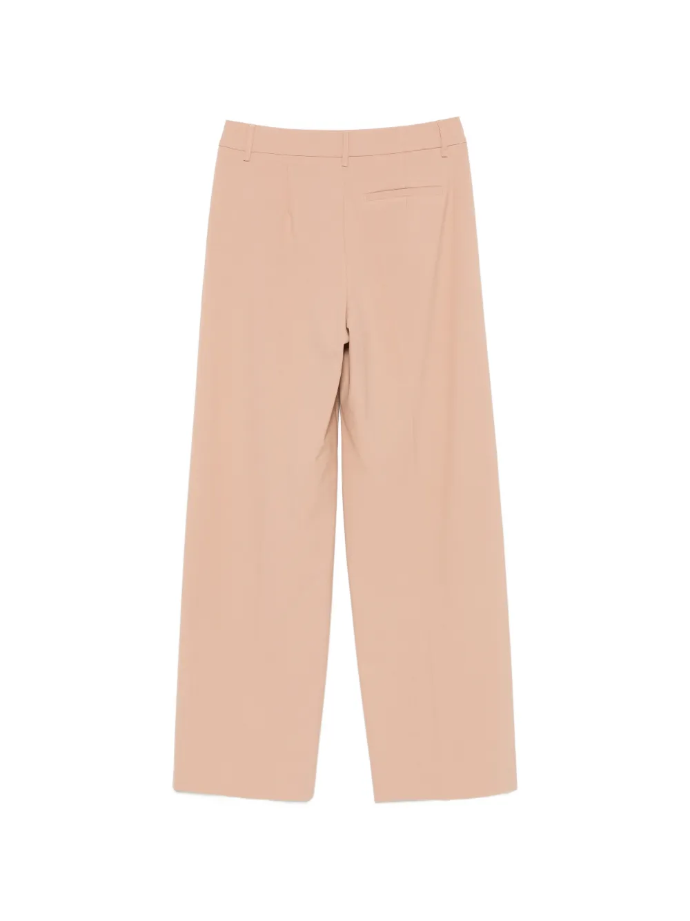 Luisa Cerano Plooibroek met wijde pijpen Beige