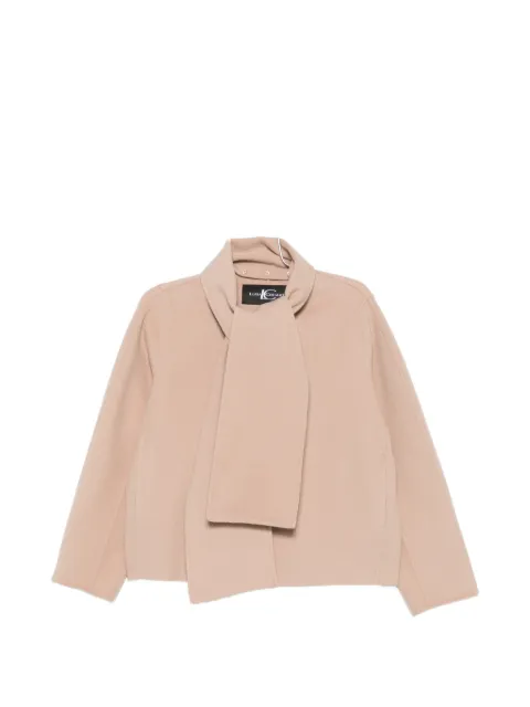Luisa Cerano scarf-detail wool jacket