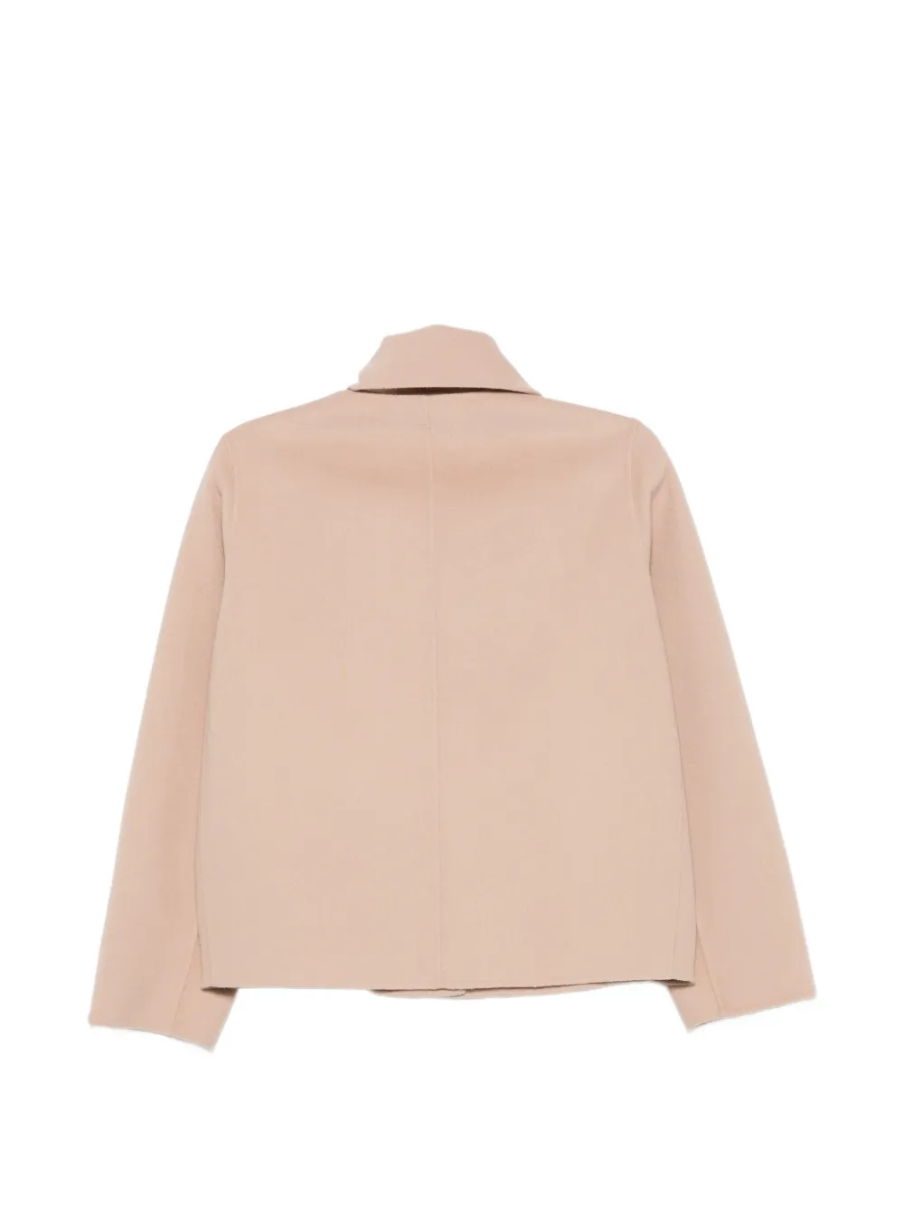 Luisa Cerano Wollen jack met sjaaldetail Beige