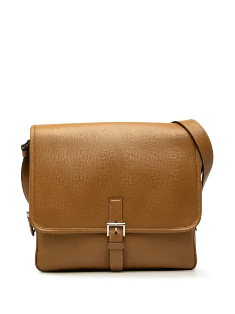 Prada Pre-Owned 2013-2026 Kuriertasche mit Saffiano-Besatz und Schnalle